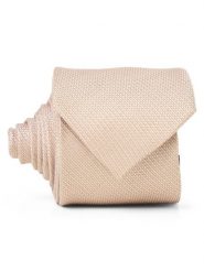 Andrew James Krawat z zawartością jedwabiu Mężczyźni Bawełna beżowy, ONE SIZE. Brązowe krawaty i muchy męskie Andrew James, bez wzorów, z bawełny, eleganckie. Za 179.95 zł.