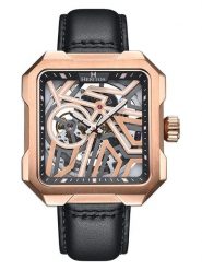 Heritor Zegarek automatyczny "Campbell" w kolorze różowozłoto-czarnym rozmiar: onesize. Czarne, analogowe zegarki męskie Heritor, ze stali. Za 587.99 zł.