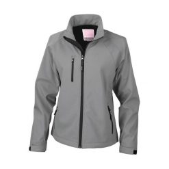 Damska kurtka wodoodporna Result Base Layer. Szare kurtki damskie RESULT, bez kaptura. Za 190.50 zł.