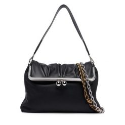 Torebka Weekend Max Mara. Czarne torebki klasyczne damskie Weekend Max Mara, bez wzorów, bez dodatków. Za 2,334.00 zł.
