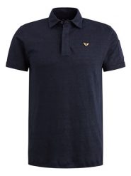 PME Legend Lniana koszulka polo w kolorze granatowym rozmiar: XL. Niebieskie koszulki polo męskie PME Legend, xl, bez wzorów, ze lnu, bez ramiączek. Za 162.87 zł.