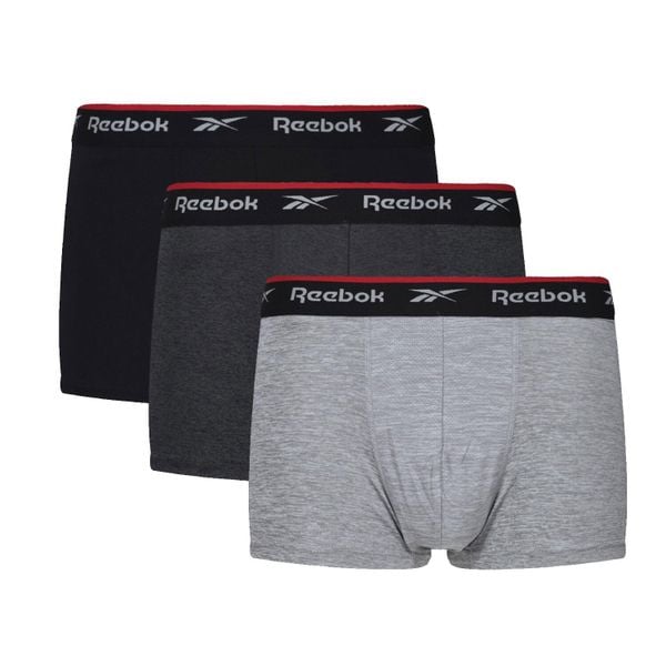 Sportowe Bokserki Męskie Redgrave (zestaw 3 Sztuk). Brązowe kąpielówki męskie Reebok, m, bez wzorów. Za 254.99 zł.