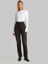 CALVIN KLEIN JEANS Koszulka w kolorze białym rozmiar: 3XL. Białe bluzki damskie Calvin Klein Jeans, xl, bez wzorów, z jeansu, bez kołnierzyka, bez ramiączek. Za 118.56 zł.