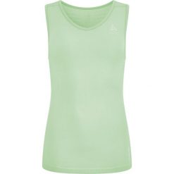 Koszulka damska Odlo PERFORMANCE X-LIGHT BL TOP v-neck singlet. Zielone bielizna termoaktywna damska Odlo, l, bez wzorów, z materiału. Za 199.99 zł.