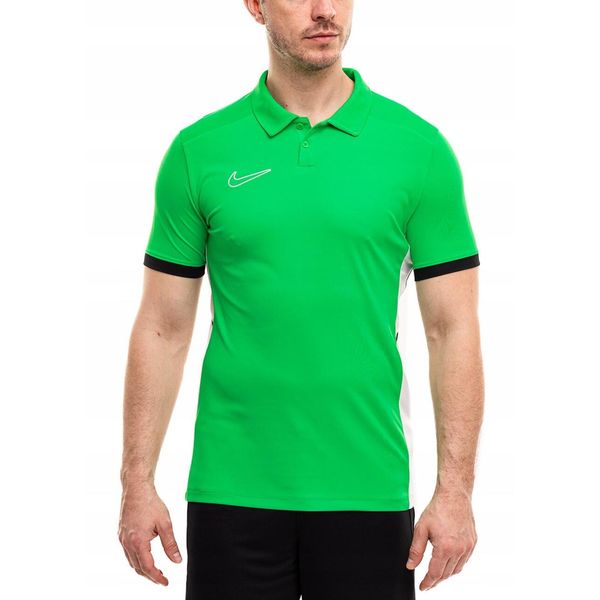 Koszulka Mężczyzna Polo Nike Dri-Fit Academy 25 T-shirt Bluzka Sportowa r. XL. Zielone koszulki polo męskie Nike, m, z materiału, bez ramiączek, na fitness i siłownię, dri-fit (nike). Za 135.00 zł.