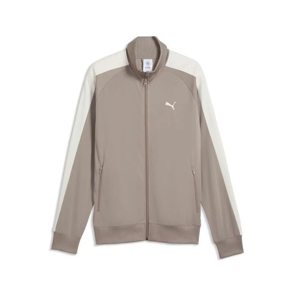 Kurtka z dresu Puma. Brązowe kurtki treningowe męskie Puma, m, bez wzorów, z dresówki, na fitness i siłownię. Za 265.50 zł.