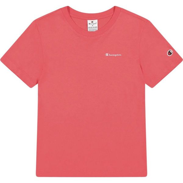 T-shirt Damski. Czerwone t-shirty damskie CHAMPION, bez wzorów, bez kołnierzyka. Za 131.99 zł.