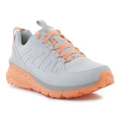Buty Skechers Switch 180162-LGCL szare. Szare buty sportowe na co dzień damskie bez wzorów, z materiału, trekkingowe. Za 476.57 zł.