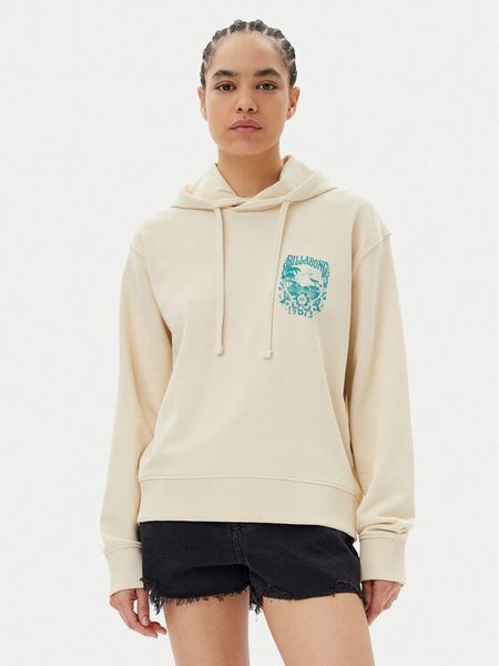 Billabong Bluza More Rides EBJSF00179 Beżowy Regular Fit. Brązowe bluzy bez kaptura damskie Billabong, s, z bawełny. Za 119.99 zł.