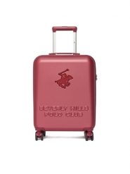 Beverly Hills Polo Club Walizka kabinowa CEO-BHPC-S-004-08-BURGUNDY Bordowy. Czerwone walizki Beverly Hills Polo Club, bez wzorów, z tworzywa sztucznego. Za 299.99 zł.