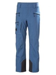 Helly Hansen Spodnie narciarskie "Powderqueen" w kolorze niebieskim rozmiar: XL. Niebieskie spodnie dresowe damskie Helly Hansen, s, bez wzorów, z materiału. Za 459.04 zł.