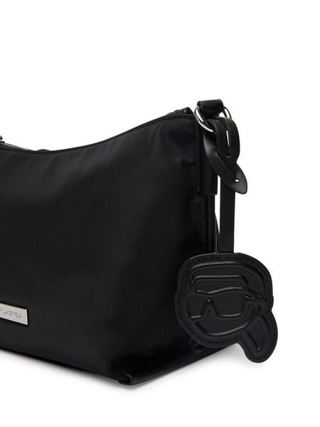 KARL LAGERFELD Torebka B2W30071 Czarny. Czarne listonoszki damskie Karl Lagerfeld, bez wzorów, z materiału, bez dodatków. Za 779.99 zł.