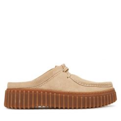 Klapki Clarks. Klapki damskie Clarks, bez wzorów, bez obcasa. Za 379.99 zł.