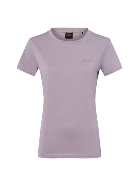 BOSS Orange Koszulka - C_Esogo_1 Kobiety Bawełna lila, XS. Pomarańczowe t-shirty damskie Boss Orange, xs, bez wzorów, z bawełny, bez kołnierzyka. Za 139.95 zł.
