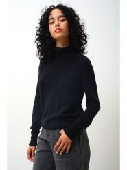 AUTHENTIC CASHMERE Kaszmirowy golf "Dolce" w kolorze czarnym rozmiar: XL. Czarne golfy damskie AUTHENTIC CASHMERE, xl, bez wzorów, z kaszmiru, bez ramiączek. Za 294.28 zł.