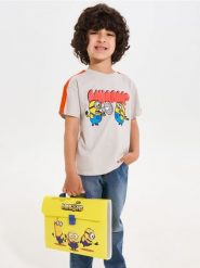 Teczka Minions - żółty. Żółte aktówki damskie Sinsay. Za 17.99 zł.