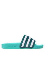 Adidas Klapki adilette W GX3371 Zielony. Zielone kalosze damskie Adidas, bez wzorów, z materiału. Za 229.99 zł.