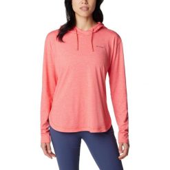 Bluza damska Columbia Sun Trek z kapturem. Czerwone bluzy sportowe damskie Columbia, na lato, m, z bawełny. Za 280.00 zł.