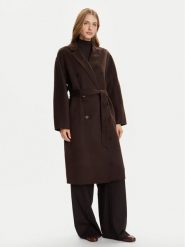 Marc O'Polo Płaszcz wełniany 508 0051 71127 Brązowy Relaxed Fit. Brązowe płaszcze damskie Marc O´Polo, na zimę, bez wzorów, z wełny. Za 1,459.00 zł.