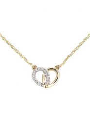 Revoni Złoty naszyjnik z diamentami - dł. 42 cm rozmiar: onesize. Żółte naszyjniki damskie Revoni, złote. Za 1,609.99 zł.