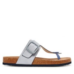 Japonki Tamaris. Niebieskie klapki damskie Tamaris, bez wzorów, bez obcasa. Za 219.99 zł.