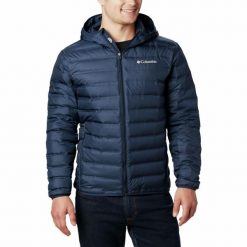 Kurtka puchowa męska Columbia Lake 22 II Down Hooded Jacket z kapturem. Niebieskie kurtki męskie Columbia, m, bez wzorów, z puchu, sportowe, z kapturem. Za 399.99 zł.