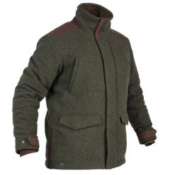 Kurtka myśliwska Solognac 900 wełna. Brązowe kurtki męskie SOLOGNAC, s, bez wzorów, z wełny, bez kaptura. Za 699.99 zł.