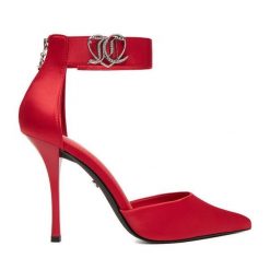 Szpilki Juicy Couture. Czerwone szpilki Juicy Couture, bez wzorów, bez obcasa. Za 199.99 zł.