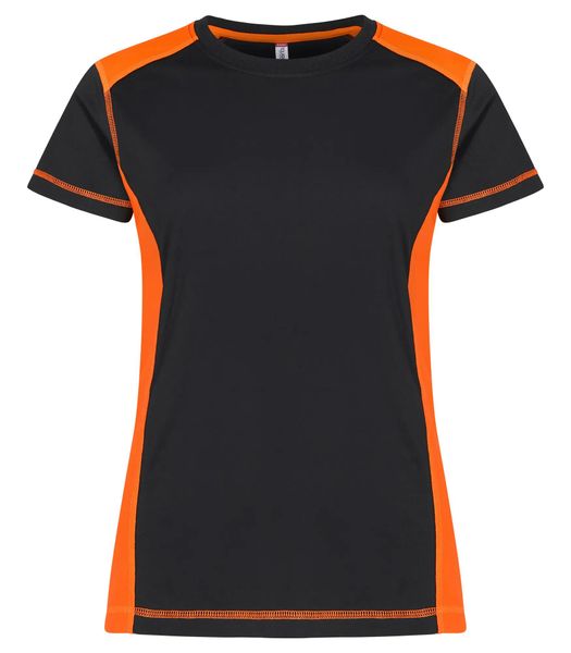 Clique Ambition-T Women Koszulka - Widoczna w kolorze Visib Orange. Brązowe t-shirty damskie CLIQUE, l, bez wzorów, z bawełny, bez kołnierzyka. Za 141.75 zł.