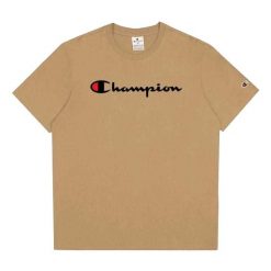 T-shirt Męski Logo. Brązowe t-shirty męskie CHAMPION, m, bez wzorów, bez kołnierzyka. Za 131.99 zł.