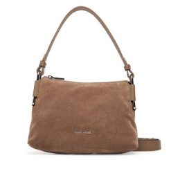 Torebka Coccinelle. Brązowe listonoszki damskie Coccinelle, bez wzorów, bez dodatków. Za 799.99 zł.