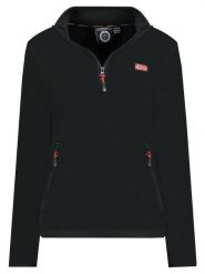 Geographical Norway Bluza polarowa "Ulyssia" w kolorze czarnym rozmiar: L. Czarne bluzy bez kaptura damskie Geographical Norway, l, z polaru. Za 83.42 zł.