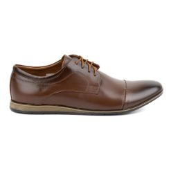 Olivier Buty męskie skórzane eleganckie 276LU brązowe. Brązowe buty wizytowe męskie bez zapięcia. Za 367.89 zł.