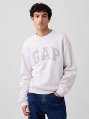 GAP Bluza w kolorze białym rozmiar: XL. Białe bluzy bez kaptura męskie GAP, xl. Za 109.95 zł.