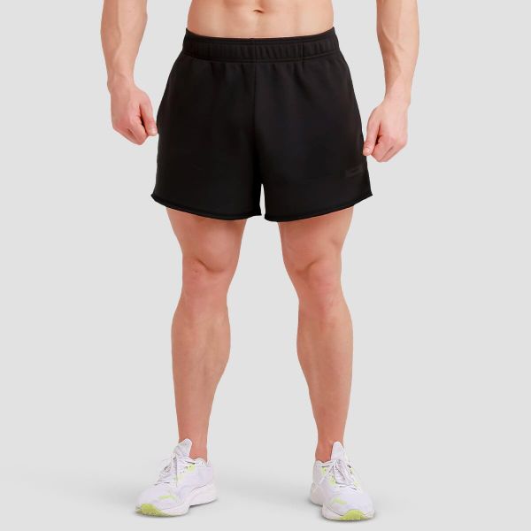 Spodenki męskie fitness luźne czarne Unity. Czarne szorty męskie GYMBEAM, m, z bawełny, na fitness i siłownię. Za 76.90 zł.