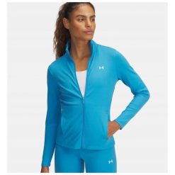 Bluza Damska Treningowa Rozpinana Bez Kaptura Under Armour. Niebieskie bluzy bez kaptura damskie Under Armour. W wyprzedaży za 183.93 zł.