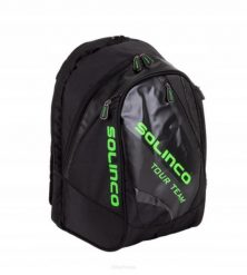 Plecak tenisowy Solinco Back Pack. Czarne plecaki damskie SOLINCO, bez wzorów, z gumy, eleganckie. Za 259.00 zł.