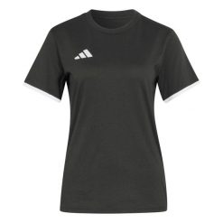 Koszulka damska adidas Entrada Tee. Białe bluzki damskie Adidas, bez wzorów, z bawełny, klasyczne, bez kołnierzyka, bez ramiączek. Za 78.99 zł.