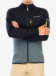 Bluza polarowa męska Vaude Scopi Fleece Jacket. Szare bluzy z kapturem męskie Vaude, m, z elastanu. Za 524.65 zł.