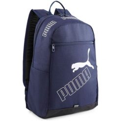 Plecak Puma Phase II 21L. Niebieskie plecaki damskie Puma, bez wzorów, z materiału. Za 79.99 zł.