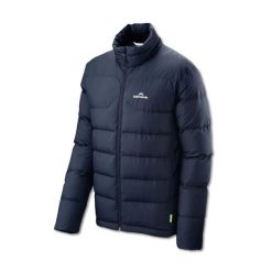 Kurtka puchowa Kathmandu Epiq V2. Niebieskie kurtki męskie KATHMANDU, l, bez wzorów, z materiału, bez kaptura. Za 927.00 zł.