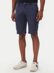 Beverly Hills Polo Club Szorty materiałowe P-SS26M-B476381 Niebieski Regular Fit. Niebieskie szorty męskie Beverly Hills Polo Club, bez wzorów, z bawełny. Za 172.99 zł.