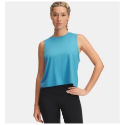 Koszulka Damska Sportowa Under Armour Bez Rękawów. Bluzki sportowe damskie Under Armour, bez kołnierzyka, bez ramiączek. Za 159.99 zł.