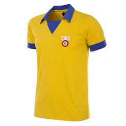 Koszulka retro piłkarska dla dorosłych - Juventus FC 1983-84 Coppa UEFA - Żółta. Żółte t-shirty sportowe męskie COPA FOOTBALL, bez ramiączek, do piłki nożnej. Za 298.21 zł.