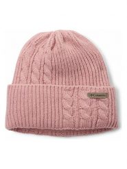 Columbia Czapka beanie w kolorze jasnoróżowym rozmiar: onesize. Różowe czapki zimowe damskie Columbia, z polaru. Za 68.95 zł.