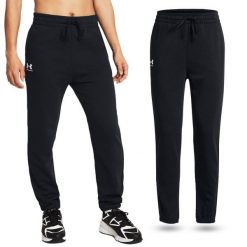 Spodnie dresowe damskie UNDER ARMOUR Rival Terry Joggers. Czarne spodnie dresowe damskie Under Armour, s, z dresówki. W wyprzedaży za 238.55 zł.