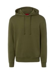 HUGO bluza z kapturem Mężczyźni Bawełna (100%) zielony, L. Zielone bluzy z kapturem męskie Hugo, l, z bawełny. Za 499.95 zł.