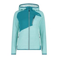 Bluza damska turystyczna CMP 34E2836. Niebieskie bluzy bez kaptura damskie CMP, m, z materiału. Za 459.85 zł.