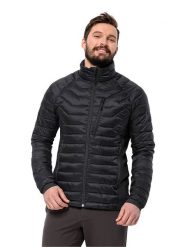 Jack Wolfskin Kurtka pikowana "Routeburn Pro" w kolorze czarnym rozmiar: L. Czarne kurtki męskie Jack Wolfskin, l, bez wzorów, bez kaptura. Za 483.17 zł.