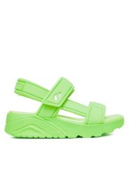Skechers Sandały Uno Lite Sandal-Sunny Stand 310372L/LIME Zielony. Zielone sandały dziewczęce Skechers, z materiału, bez zapięcia. Za 139.99 zł.